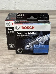 8 Bosch 9673 Double Iridium Spark Plugs - New - - Picture 1 of 2