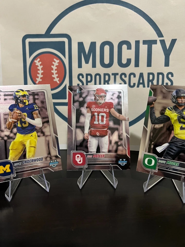 2025 Bowman U Chrome Football Base Cards Complete Your Set $1 EA Volume Discount - Image 1 of 1