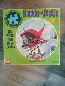 HECKLE AND JECKLE Vintage 125 PieceJigsaw Puzzle 1971 Whitman Retro Cartoon - Picture 1 of 2
