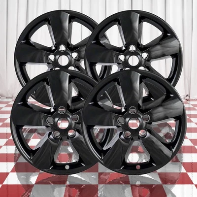 Set of 4 Gloss Black 20" Wheel Skins for 2013-2018 Ram 1500/2500/3500 - Image 1 of 3