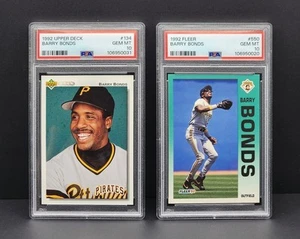 LOTE DE 4 CARTAS BARRY BONDS PSA 10 GEMAS COMO NUEVAS - Imagen 1 de 4