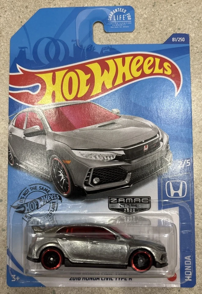2020 #14 Hot Wheels Walmart Exclusive Zamac 2018 Honda Civic Type R - Imagem 1 de 1