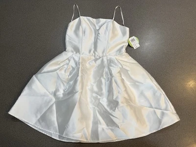 Nuevo con etiquetas Vestido Windsor Store para mujer blanco con correas formal elegante cóctel ¡NUEVO! Talla 7 Foto 1 de 4
