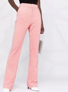 Alexander Wang Cotton Flare Trousers - Pink - UK Size 10-12 - Picture 1 of 8