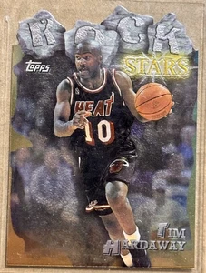 Tim Hardaway 1997-98 Topps Series 1 Rock Stars Die Cut Insert #RS8 SP 1:720 - Picture 1 of 2