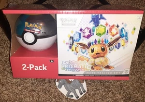 2er PACK POKEMON TCG SCARLET & VIOLET PRISMATIC EVOLUTIONS TRAINER BOX SEALED - Bild 1 von 1