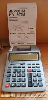 CASIO HR-100TM Printing CALCULATOR - For REPAIR OR PARTS - Image 1 of 4