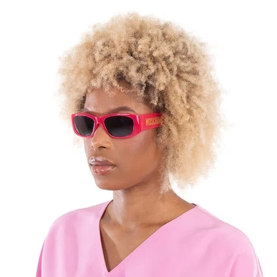 Gafas de sol Moschino gris rectangulares para dama MOS145/S 0MU1/IR 55 MOS145/S 0MU1/IR Foto 1 de 4