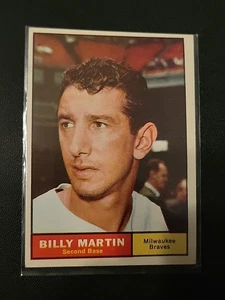 1961 Topps #89 Billy Martin New York Yankees HOF - Bild 1 von 2