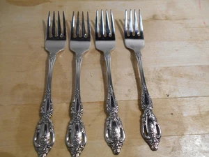 4 Oneida Deluxe Edelstahl MONTE CARLO Salatgabeln unbenutzt 8278 - Bild 1 von 4