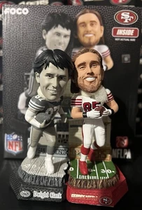 San Francisco 49ers Dwight Clark George Kittle Then & Now Bobblehead FOCO 85/222 - Picture 1 of 4