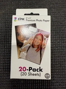 5 of Bulk sale 20 Pack Zink Premium 2x3 Photo Paper Sticky Back Proof Water - Picture 1 of 1