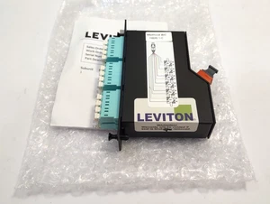 Leviton MTP-LC Cassetta Fibra Metodo B Core OM3 24F 12 LC FM-E024CDC0BC - Foto 1 di 9