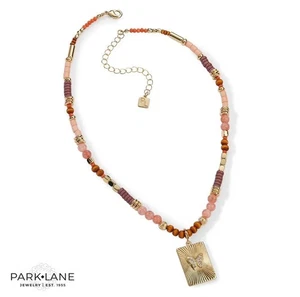 Park Lane Story Necklace With Removeable Butterfly Pendant - Picture 1 of 5