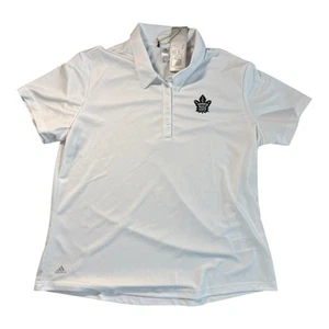 Adidas Toronto Maple Leafs Golf Polo Shirt Women’s XL White - Picture 1 of 5