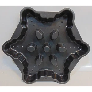 Molde para hornear para pasteles Wilton copo de nieve invierno nieve antiadherente coleccionable - Imagen 1 de 5