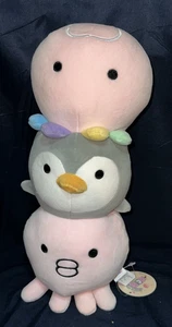 TAKASHOJI Dango Octopus Penguin Squid 16" PLUSH JAPANESE NEW WITH TAGS - Picture 1 of 7