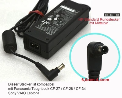 ITE NETZTEIL NU40-2160250-13 16V 2.5A 6.5-4.4mm PANASONIC CF-27 CF-28 CF-34 MMD - Bild 1 von 2