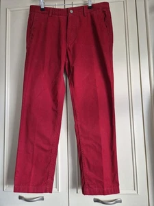Spoke Heroes Chinos Red Build A Smart Casual Trousers, W34", L28" - Picture 1 of 7