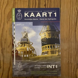 INT 1 Kaart 1 – Koninklijke Marine 2008 – Symbole für niederländische Seekarten - Bild 1 von 3