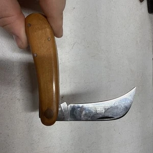 CARL SCHLIEPER GERMAN EYE Brand Knife Made In Solingen Germany Hawkbill RARE! - Picture 1 of 7