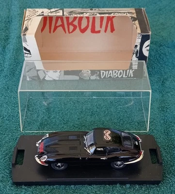Diabolik Jaguar E-Type 1:43 Serie Limitata Numerata 064/300-INTONSA ! RARA! - Immagine 1 di 4