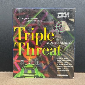 Triple Threat: An Arcade Adventure, PC, CD-ROM, Windows 95 / 3.1, IBM, 1995 - Picture 1 of 4