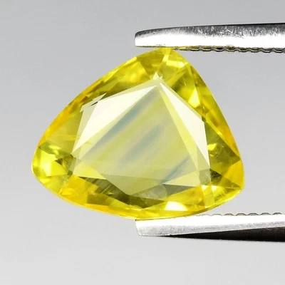 💎 1,21 quilates 8,7 x 7,2 mm VS billón de zafiro azul amarillo - piedra preciosa de Tailandia Foto 1 de 4