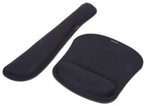 TECKNET - Keyboard Wrist Rest & Mouse Mat Set, Black - Picture 1 of 1