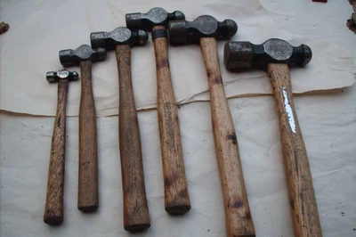 5 blue point ball pein hammers - Image 1 of 4