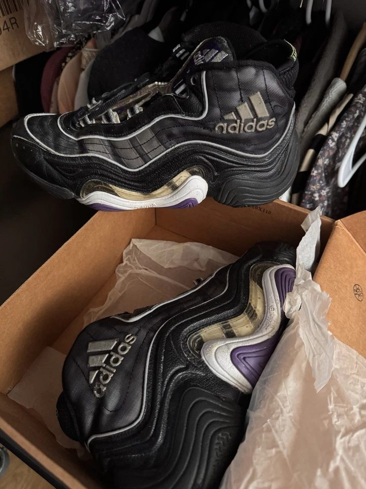 NDS 1998 ADIDAS KB8 II KOBE BRYANT JORDAN TALLA 9 con CAJA Y FOLLETO ~ $450 obo Foto 1 de 4