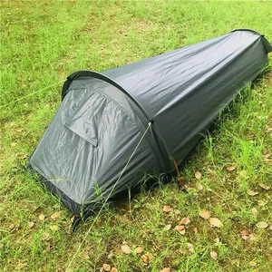 1 Man Tent Lightweight Solo Backpacking Camping Windproof Waterproof For Hiking - Picture 1 of 4