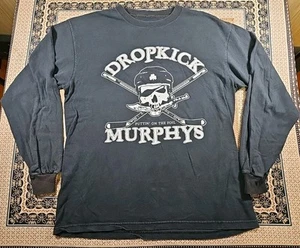 DROPKICK MURPHYS Puttin On The Foil LONG SLEEVE T SHIRT Boston Irish Hockey MED. - Picture 1 of 7