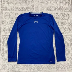 Under Armour Compression Shirt Boys Long Sleeve Heatgear Fitted Shirt Size Y XL - Picture 1 of 7