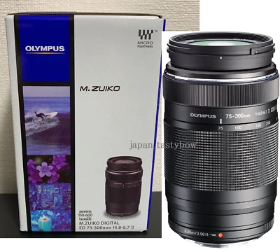 New Olympus M.ZUIKO DIGITAL ED 75-300mm f/4.8 - 6.7 II Lens in the original box - Image 1 of 4