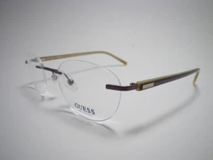 NUEVO MARCO DE GAFAS GUESS SIN BORDE GU1536 MARRÓN GU 1536 - Imagen 1 de 4