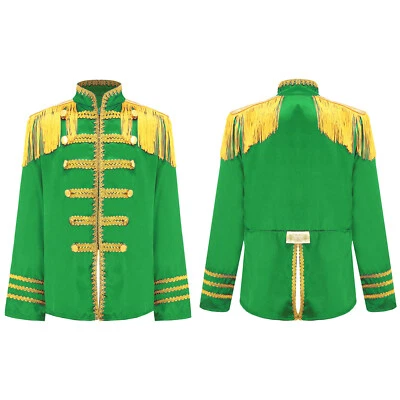 Kids Shirt Band Jacket Ringmaster Coat Long Sleeve Costume Cosplay Performance - Image 1 of 4