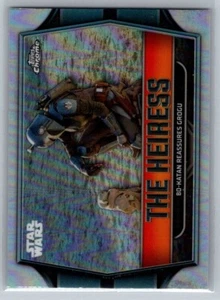 #TH-1 Bo-Katan Reassures Grogu 2024 Topps Chrome Star Wars The Heiress - Picture 1 of 1