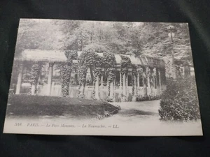 Antique Vtg Paris France Monceau Park The Naumachre Levy Fils & Cie Postcard - Picture 1 of 2