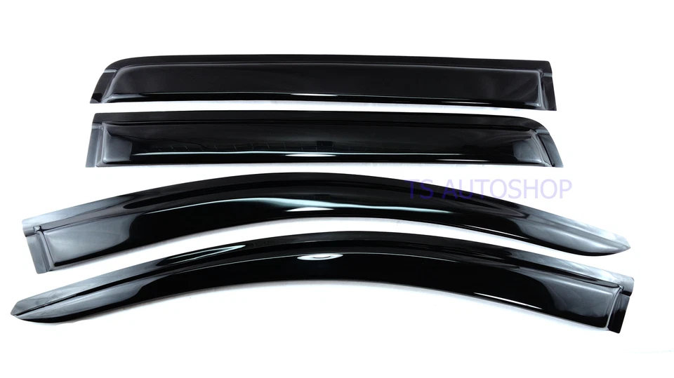 PARABRISAS VISERA 4 PUERTAS PROTECTORES METEOROLÓGICOS APTOS PARA MITSUBISHI MONTERO PAJERO SPORT 2016-ON Foto 1 de 4