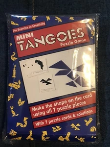 Mini Tangoes Puzzle Game With Instructions And Plastic Case - Picture 1 of 2