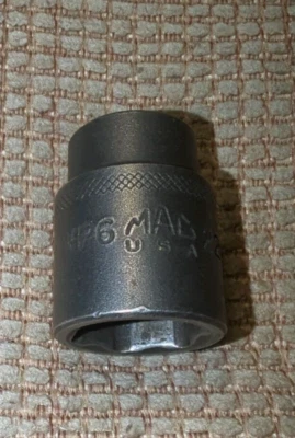 MAC Tools Socket VP6 22MM 1/2" drive 6pt shallow impact socket usa - Image 1 of 4