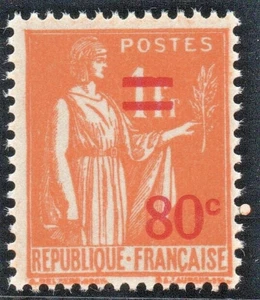 TIMBRE N° 359 NEUF ** GOMME ORIGINALE - TYPE PAIX SURCHARGE - Picture 1 of 1