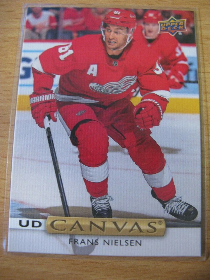 2019-20 Upper Deck Canvas Frans Nielsen #C134 Detroit Red Wings - Image 1 of 1