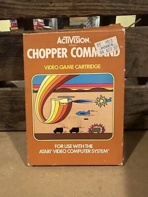 Chopper Command  (Atari 2600) Orange Box Complete In Box With Manual - Image 1 of 4