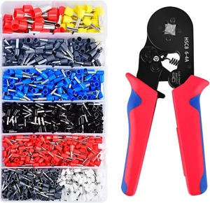 Crimping Tool Kit, Wire Crimper, Professional Awg23-7(0.25-10Mm²) Self-Adjustabl - Picture 1 of 7