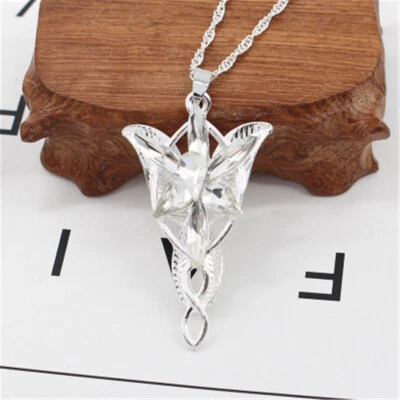 COLLANA CIONDOLO SIGNORE DEGLI ANELLI ARWEN EVENSTAR SIGNORA GALADRIEL - Immagine 1 di 4