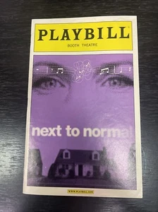 NEXT TO NORMAL Oct 2010 Broadway Playbill! MARIN MAZZIE Jason Danieley! Para CSC - Imagen 1 de 6