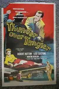 Póster de 1 hoja original Thunder over Tánger 1957 GGA Lisa Gastoni Robert Hutton - Imagen 1 de 1