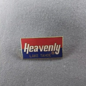Heavenly Lake Tahoe California CA Ski Skiing Jacket Lapel Pin - Picture 1 of 2